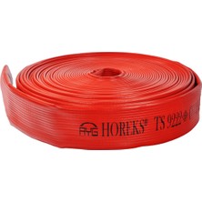 Horeks 3" İçi Dışı Kaplamalı Kırmızı 20 Metre Yangın Hortumu Ts 9222 Sertifikalı