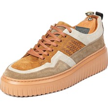 Tetri Richard Model  Deri El Yapımı Erkek Tarçın Sneaker