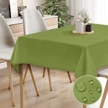 Monolisse Canvas Sıvı Geçirmez Leke Tutmaz Yeşil Masa Örtüsü