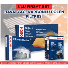 Bosch Periyodik Bakım Filtre Seti  VW Polo 1.4 Tdi • 75/90 Bg • 6c1 • 02/2014 ... 10/2017 • 55/66 kw