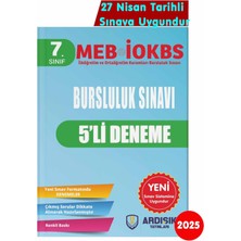 Ardışık Yayıncılık 7. Sınıf 2025 Bursluluk Deneme Sınavı 2025 Sınav Sistemine Uygundur