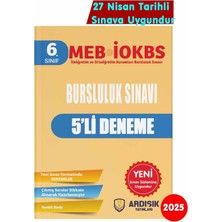 Ardışık Yayıncılık 6. Sınıf 2025 Bursluluk Deneme Sınavı 2025 Sınav Sistemine Uygundur