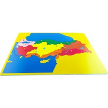 Balatoyz Montessori Türkiye Bölgeler haritası Puzzle