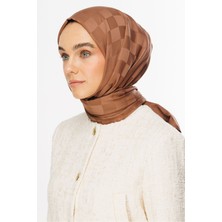 Yalı Dama Desen Ipeksi Jakar Şal