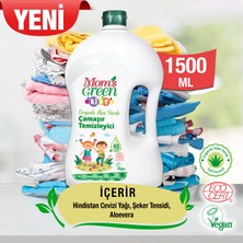 Mom's Green 2'li Set Çocuk Çamaşır Temizleyici Organik Aloeveralı 1500 ml x 2 Adet