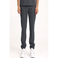 BRL Üniforma Tek Alt Jogger Likralı Unisex Cerrahi Pantolon Füme