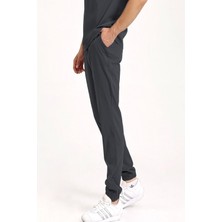 BRL Üniforma Tek Alt Jogger Likralı Unisex Cerrahi Pantolon Füme