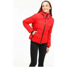 Lumberjack Apreski SN231 Kadın Kırmızı Mont 101782350