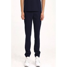 BRL Üniforma Tek Alt Jogger Likralı Unisex Cerrahi Pantolon Lacivert