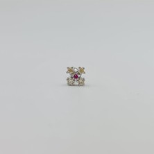 Cerrahi Çelik Taşlı Küpe Tragus Helix Kıkırdak Piercing