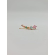 Renkli Şık  Model Kıkırdak Küpesi