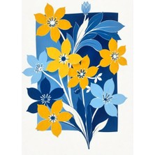 Aktüel Matisse - Boho - Art Deco - Soyut - Doğa ( 3 Lü Çerçevesiz ) Poster - Afiş - Tablo KR2C00297/