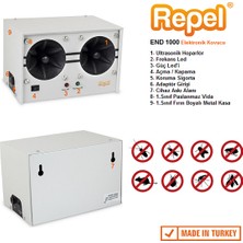 Repel End 1000 Endüstriyel Ultrasonik Fare Sıçan Yarasa Kovucu