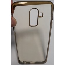İksir Samsung J8 Gold Renkli Kenarlı Lüx Silikon Kılıf