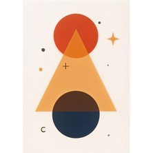 Aktüel Matisse - Boho - Art Deco - Soyut - Doğa ( 3 Lü Çerçevesiz ) Poster - Afiş - Tablo KR2C00777/