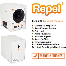 Repel End 700 Endüstriyel Ultrasonik Fare Sıçan Yarasa Kovucu