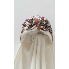 Caramell Lovely Rabbit Desenli Kundak Havlu Kese Set Bornoz