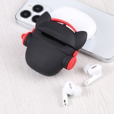 Ykd Store Apple 1/2 Nesil Evrensel Kulaklık Şeytan Bluetooth Kulaklık Koruyucu  Için Kılıf (Yurt Dışından)