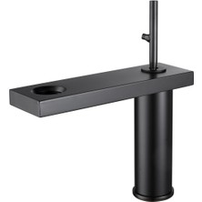 FA-8015 Mat Siyah Lavabo Bataryası