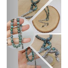 Afrika Turkuazı Taşı Royal Quality 33LÜK Tesbih 6mm (3874)