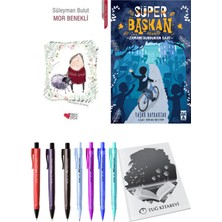 Süper Başkan Zamanı Durduran Saat ve Mor Benekli 2li Set