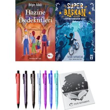 Süper Başkan Zamanı Durduran Saat ve Hazine Dedektifleri 2li Set