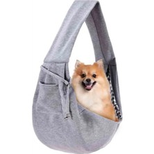 Küçük Pet Sling Taşıyıcı Eller Serbest Geri Dönüşümlü Pet Papoose Çanta Tote Çanta Cep Emniyet Kemeri ile Açık Seyahat Içın Köpek Kedi (Yurt Dışından)