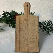 Uretti El Yapımı Sevimli Kaktüs Yılbaşı Temalı Duvar Süsü - 11 x 22 cm