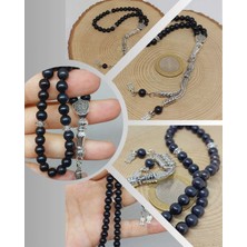 Shungite (Şungit) Taşı 33LÜK Tesbih 6mm (23175)