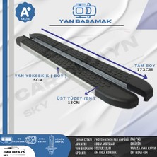 Car Dizayn Daccia Sandero Stepway Alüminyum Yan Basamak Marşpiyel Koruma 2013>2014>2015>2016>2018>2019>2020