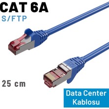 Irenıs 25 cm Cat 6A Kablo, S/ftp Ethernet Data Center Patch Kablo