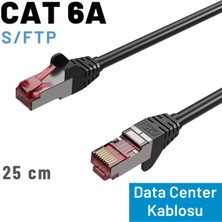 Irenıs 25 cm Cat 6A Kablo, S/ftp Ethernet Data Center Patch Kablo