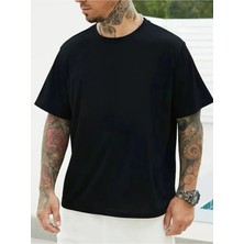 Oversize Siyah T-Shirt Yeni Sezon