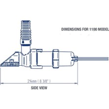 Whale SS1024 Supersub 1100 Elektrikli Sintine Pompası 24V