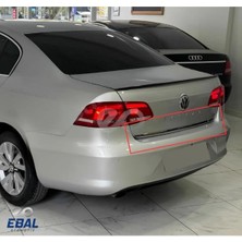 Ebal Oto Vw Passat B7 Krom Bagaj Alt Çıtası 2010-2014 Arası Uyumlu Paslanmaz Çelik