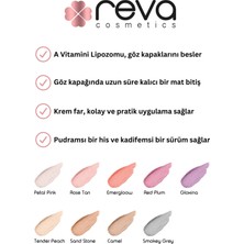 Reva Uzun Süre Kalıcı Krem Göz Farı - Mono Cream Eyeshadow- Vegan & Temiz Içerik