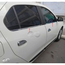 Ebal Oto Renault Clio 4 Symbol Krom Cam Çıtası 4 Prç. 2013 Üzeri P. Çelik