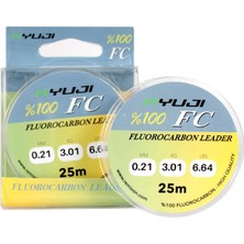 Ryujı Fluoro Carbon Leader 25M, Misina Standart-0,41