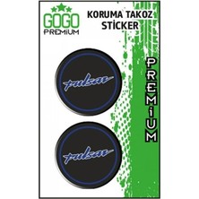 Gogo Damla Sticker 2'li Koruma Takozu Bajaj Pulsar Uyumlu 3