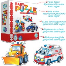 Circle Toys Baby Puzzle Sevimli Araçlar