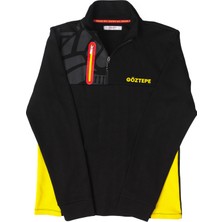 Göztepe Iki Renk Dik Yaka Siyah Sweat