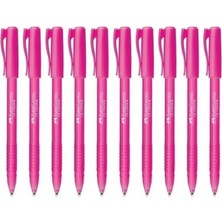 Faber Castell Tükenmez Kalem Renkli Pembe - 10 Adet
