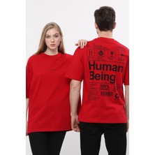 Baskılı Unisex Oversize T-Shirt
