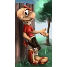 Kırmızı Ayı Yakışıklı Tavuk Sayılarla Boyama Seti Kasnaklı