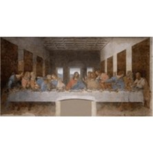 Kırmızı Ayı Son Akşam Yemeği Sayılarla Boyama Seti Kasnaklı