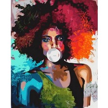 Kırmızı Ayı Şapşik Kıvırcık Sayılarla Boyama Seti Kasnaklı