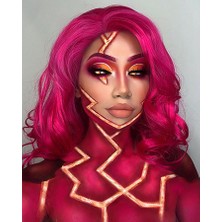 Kırmızı Ayı Pembe Kostüm Sayılarla Boyama Seti Kasnaklı