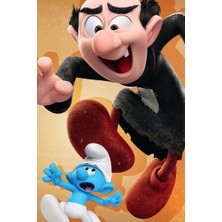 Kırmızı Ayı Şirinler ve Gargamel Sayılarla Boyama Setikasnaklı