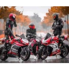 Kırmızı Ayı Üç Motorcu Sayılarla Boyama Seti Kasnaklı