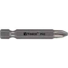 Vosco Bits Uç Matkap Ucu Tornavida Ucu Vidalama Ucu Ph2-50 mm  - 1 Adet